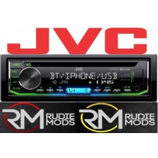 New JVC KD-R992BT Single Din Bluetooth CD AUX USB Multicolor UK Stock